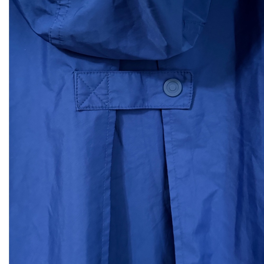 Hunter x Target Rain Poncho Jacket Womens Mens Size XS/S Blue Hooded Waterproof - Picture 9 of 10